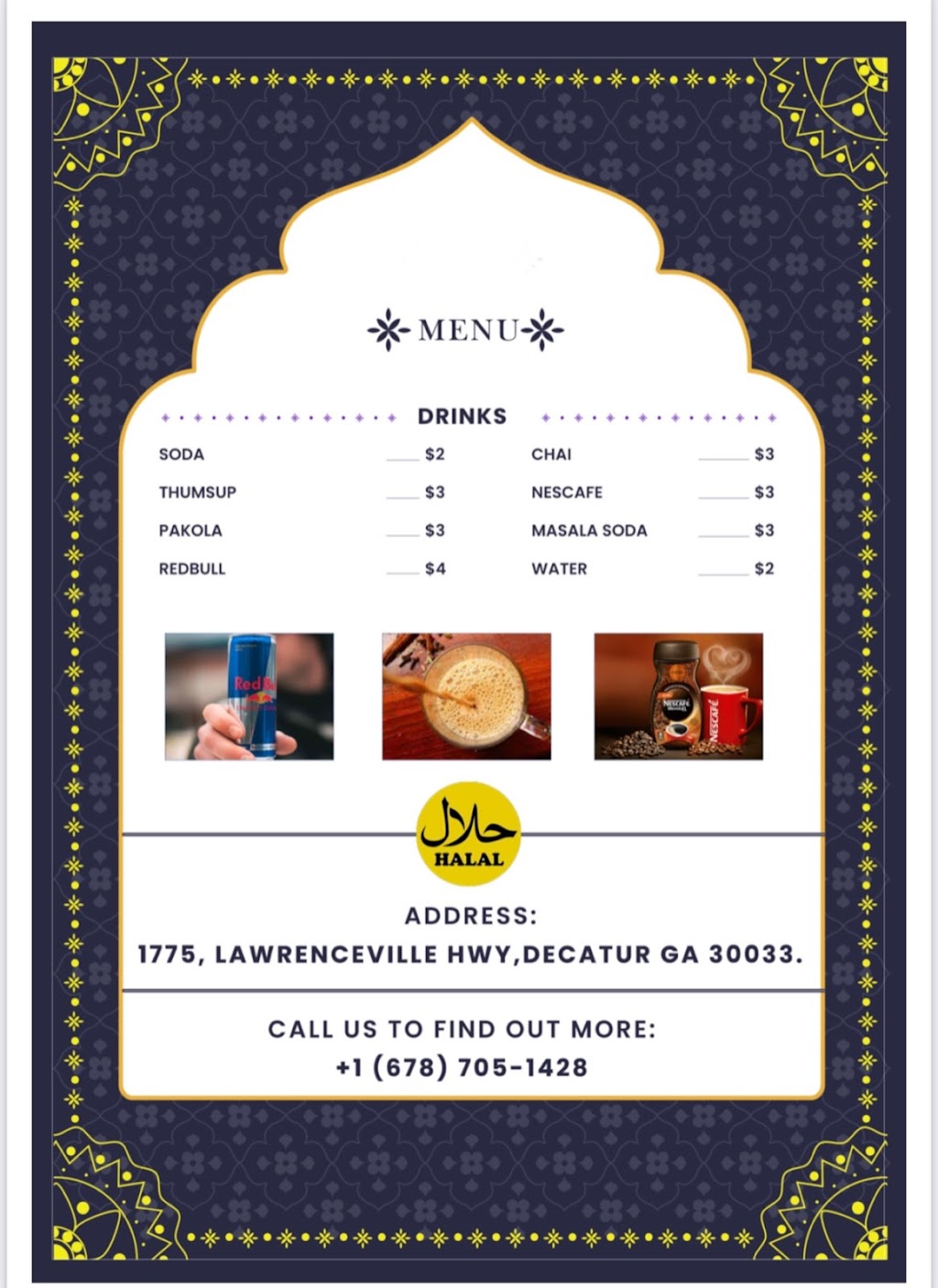 Aladdin’s cafe | night club | 1775 Lawrenceville Hwy, Decatur, GA 30033, USA | 6787051428 OR +1 678-705-1428