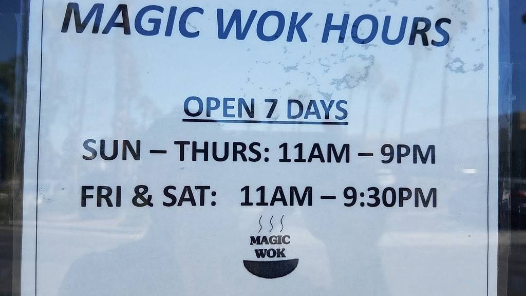 Magic Wok | restaurant | 1146 W 6th St, Corona, CA 92882, USA | 9512782058 OR +1 951-278-2058