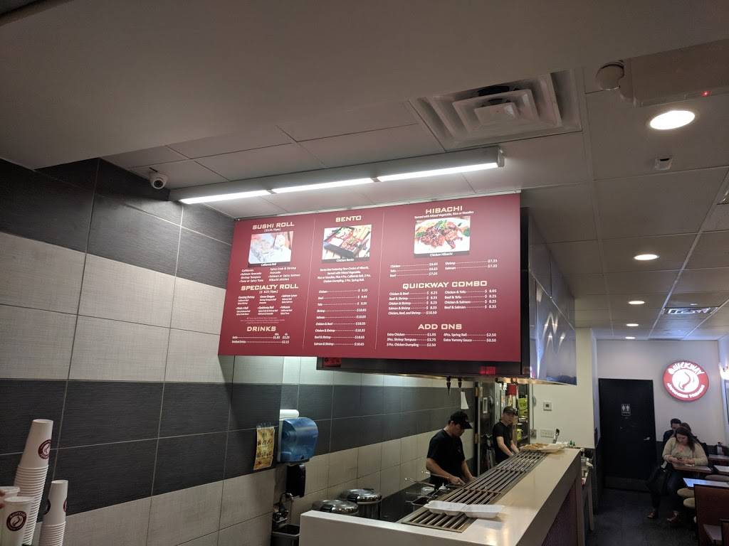 Quickway Hibachi | restaurant | 11750 Fair Oaks Mall, Fairfax, VA 22033, USA | 7039955093 OR +1 703-995-5093