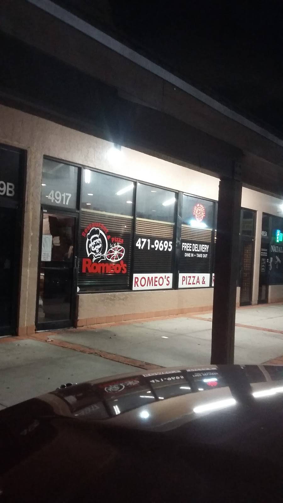 Romeos Pizza | restaurant | 4917 Southern Blvd, West Palm Beach, FL 33415, USA | 5614719695 OR +1 561-471-9695