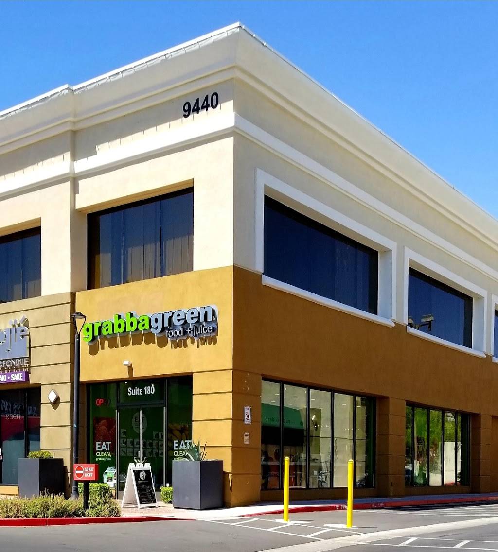Grabbagreen Food + Juice | restaurant | 9440 W Sahara Ave #180, Las Vegas, NV 89117, USA | 7028249555 OR +1 702-824-9555