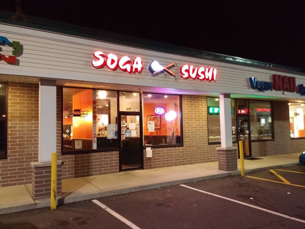 Soga Sushi | restaurant | 170 Washington Ave, North Haven, CT 06473, USA | 2032393355 OR +1 203-239-3355