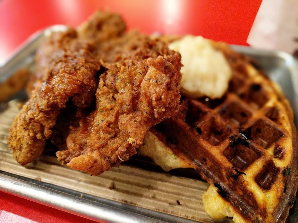 Bruxie Original Fried Chicken & Waffle Sandwich | cafe | 14376 Culver Dr, Irvine, CA 92604, USA | 9495564894 OR +1 949-556-4894