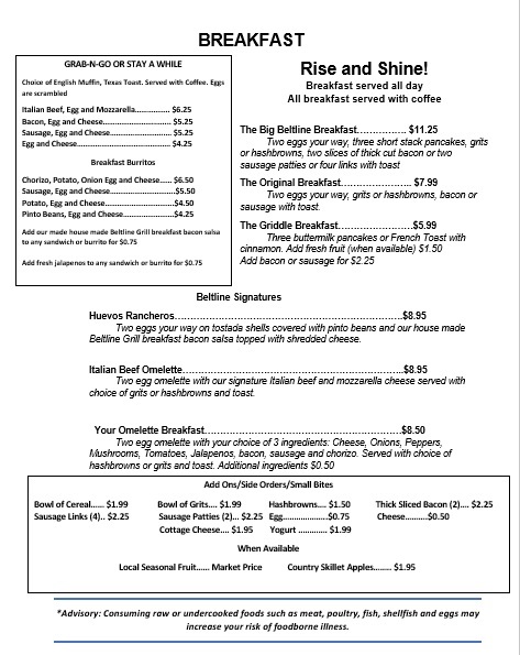 Beltline Grill | restaurant | 12 Tommy Cir, Columbia, SC 29204, USA | 8038886050 OR +1 803-888-6050