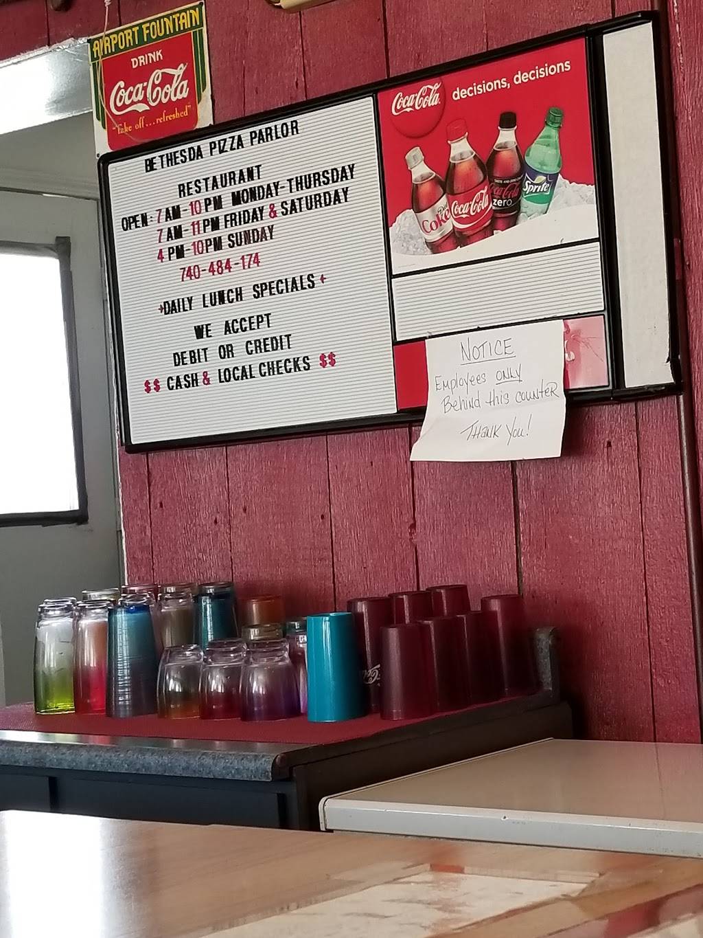 Pizza Parlor | restaurant | 114 N Main St, Bethesda, OH 43719, USA | 7404841747 OR +1 740-484-1747