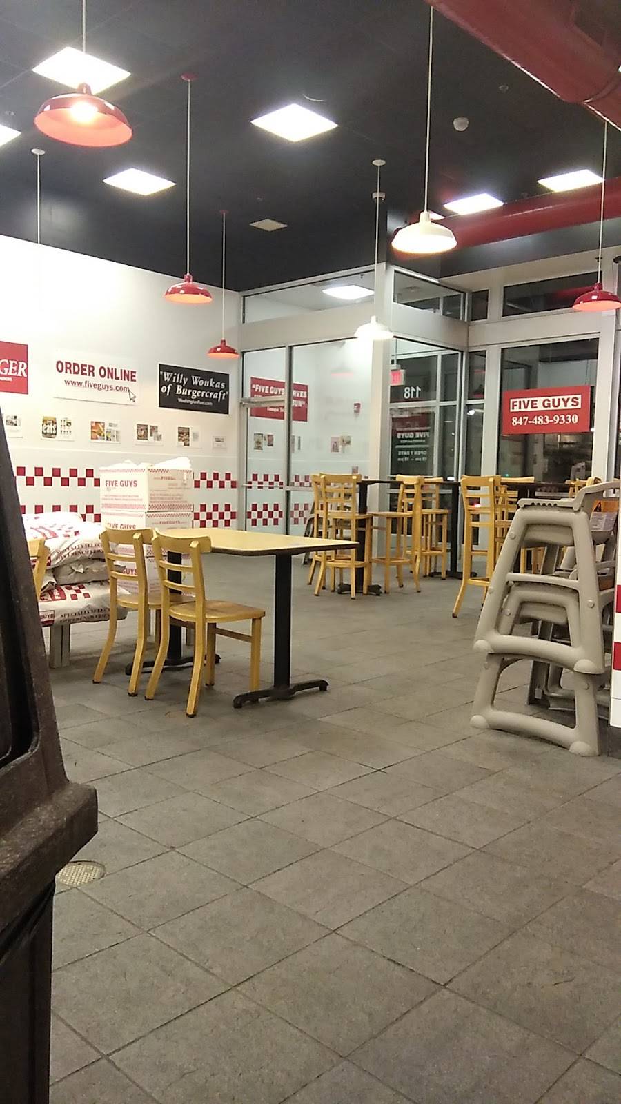 Five Guys | meal takeaway | Nec Rand Rd. & Kensinton Road, Mt Prospect, IL 60056, USA | 8474839330 OR +1 847-483-9330