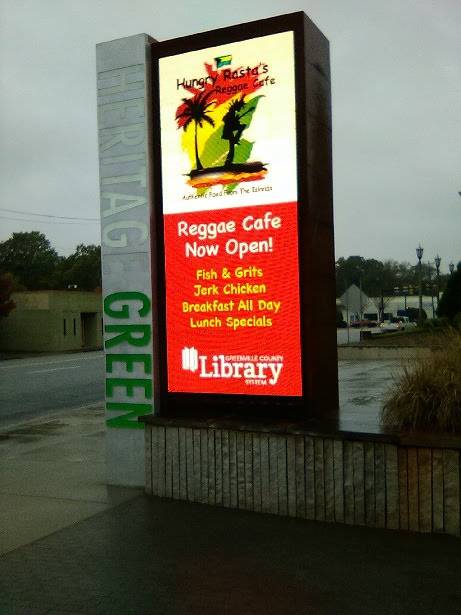 Reggae Cafe Hughes Library | restaurant | 25 Heritage Green Pl, Greenville, SC 29601, USA | 8645279211 OR +1 864-527-9211