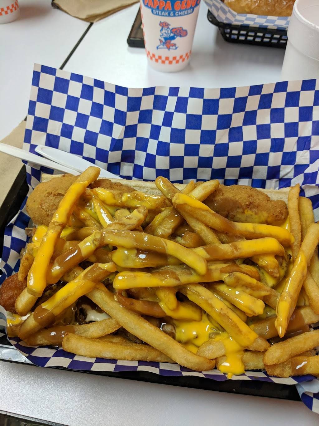 Pappa Genos Steak & Cheese | restaurant | 9930 Katy Fwy, Houston, TX 77055, USA | 2815011617 OR +1 281-501-1617