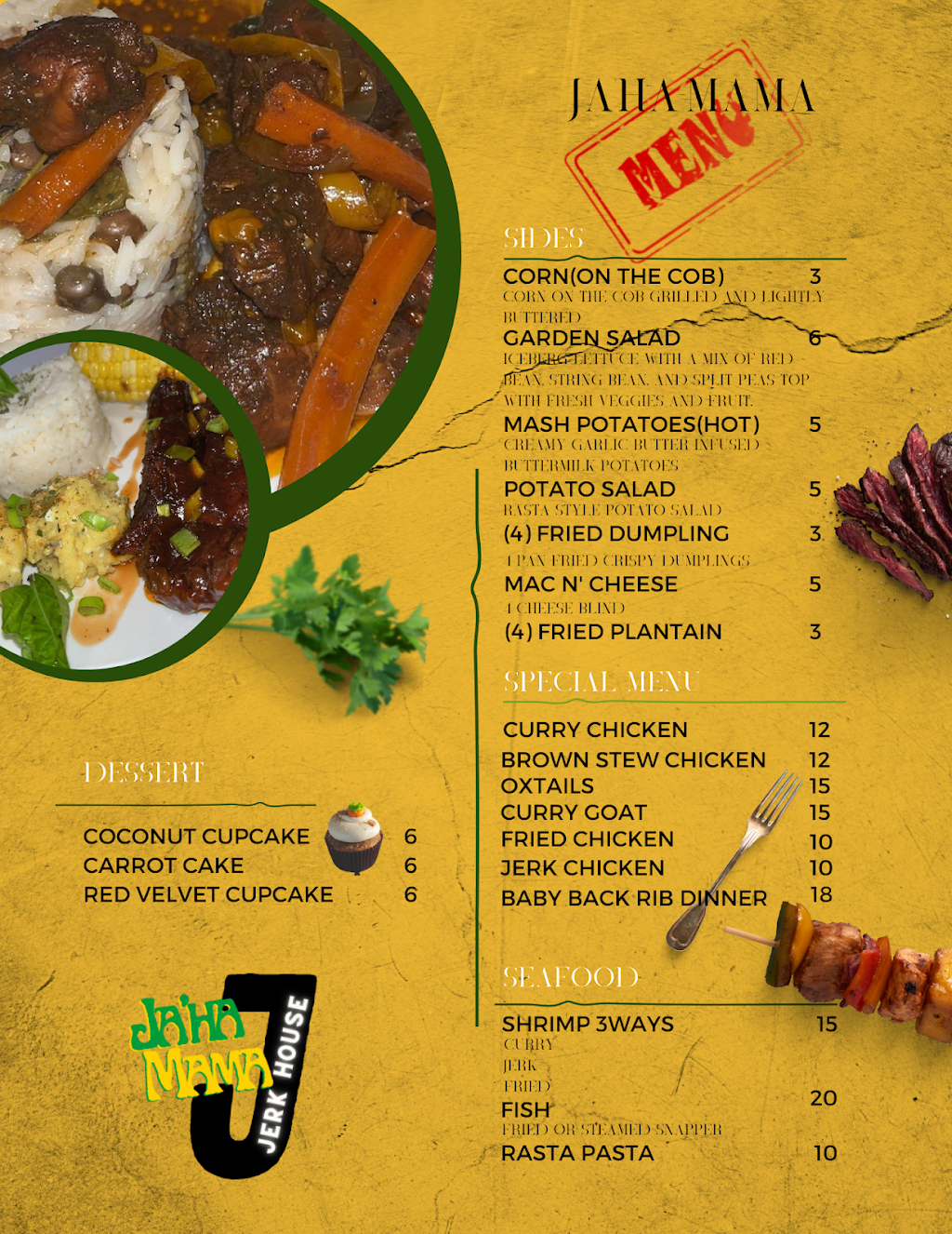 JaMama Jerk House | restaurant | 1212 Elm Cir, Camillus, NY 13031, USA | 3159021486 OR +1 315-902-1486