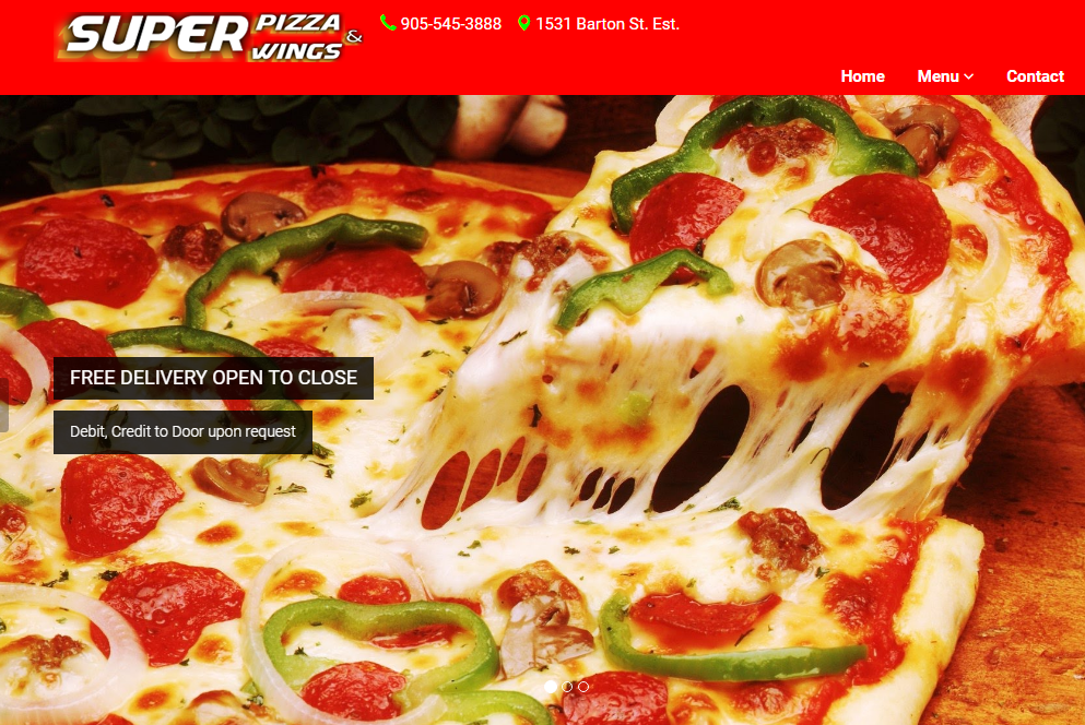 Super Pizza & Wings | restaurant | 1531 Barton St E, Hamilton, ON L8H 2X5, Canada | 9055453888 OR +1 905-545-3888