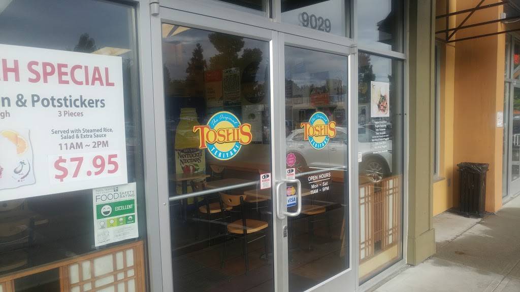 Toshis Teriyaki | restaurant | 9029 25th Ave SW B - 2D, Seattle, WA 98106, USA | 2069379442 OR +1 206-937-9442