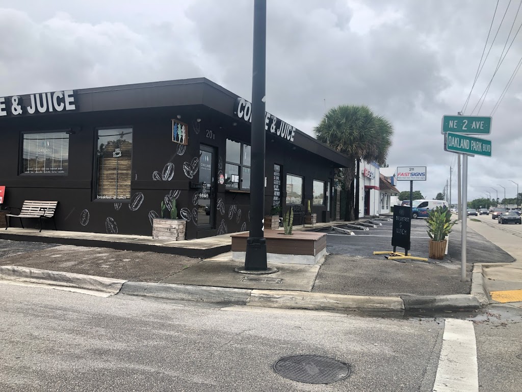 Oakland Coffee & Juice Bar | bakery | 201 E Oakland Park Blvd, Oakland Park, FL 33334, USA | 7543122990 OR +1 754-312-2990