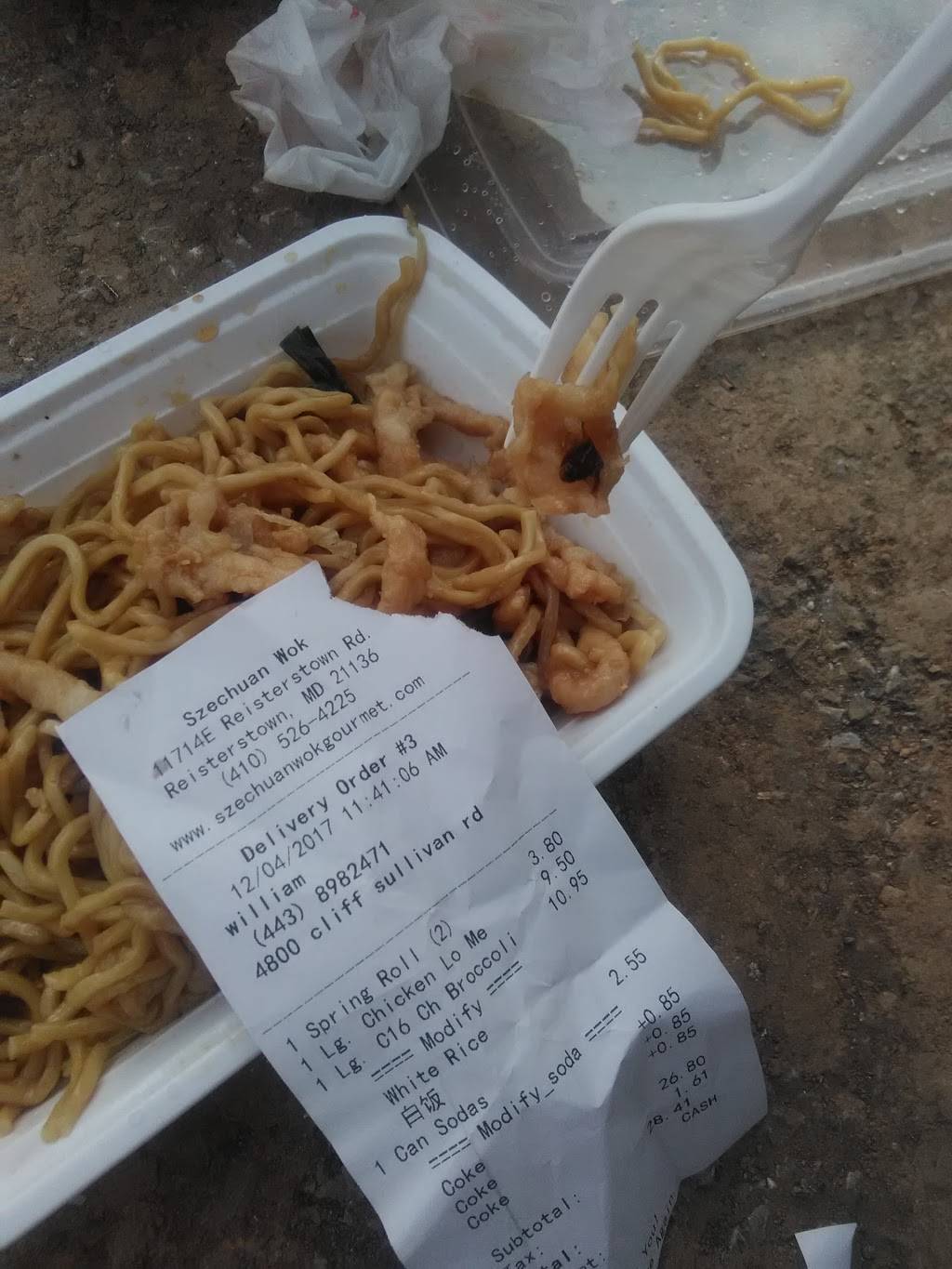 Szechuan Wok | restaurant | 3365, 11714 Reisterstown Rd, Reisterstown, MD 21136, USA | 4105264225 OR +1 410-526-4225