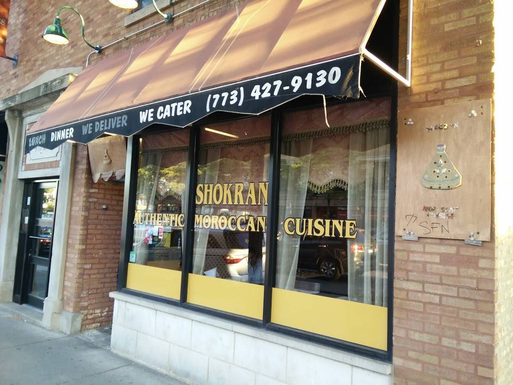 Shokran | restaurant | 4027 W Irving Park Rd, Chicago, IL 60641, USA | 7734279130 OR +1 773-427-9130