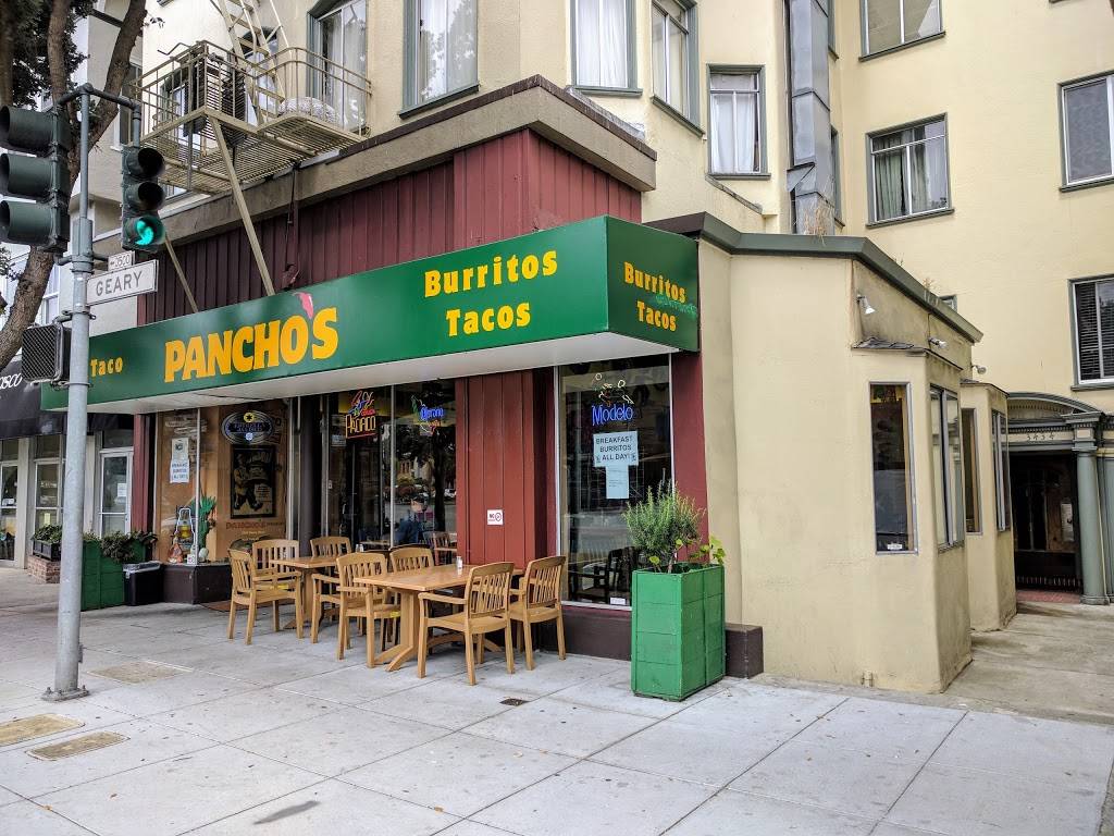 Panchos | restaurant | 3440 Geary Blvd, San Francisco, CA 94118, USA | 4153878226 OR +1 415-387-8226