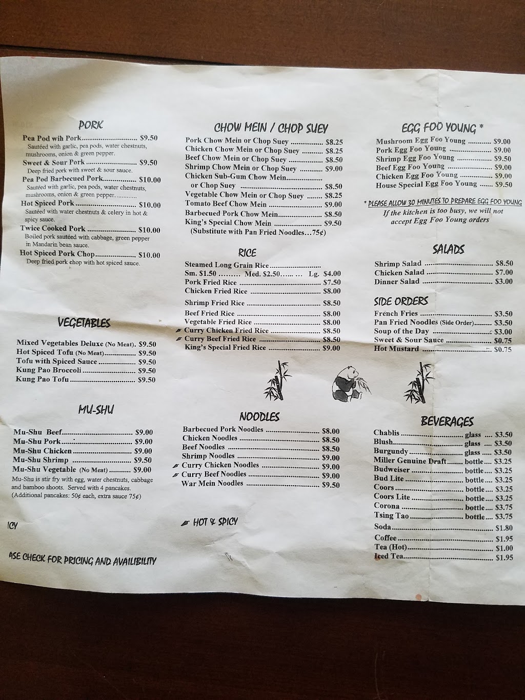 Kings Chinese Cuisine | restaurant | 311 Redwood Hwy, Cave Junction, OR 97523, USA | 5415923553 OR +1 541-592-3553