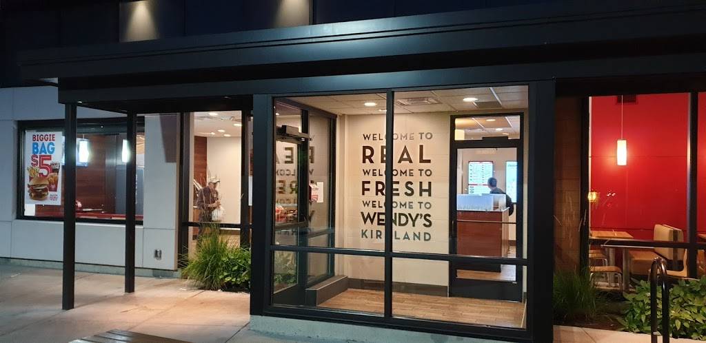 Wendys | restaurant | 11525 NE 124th St, Kirkland, WA 98034, USA | 4258218703 OR +1 425-821-8703