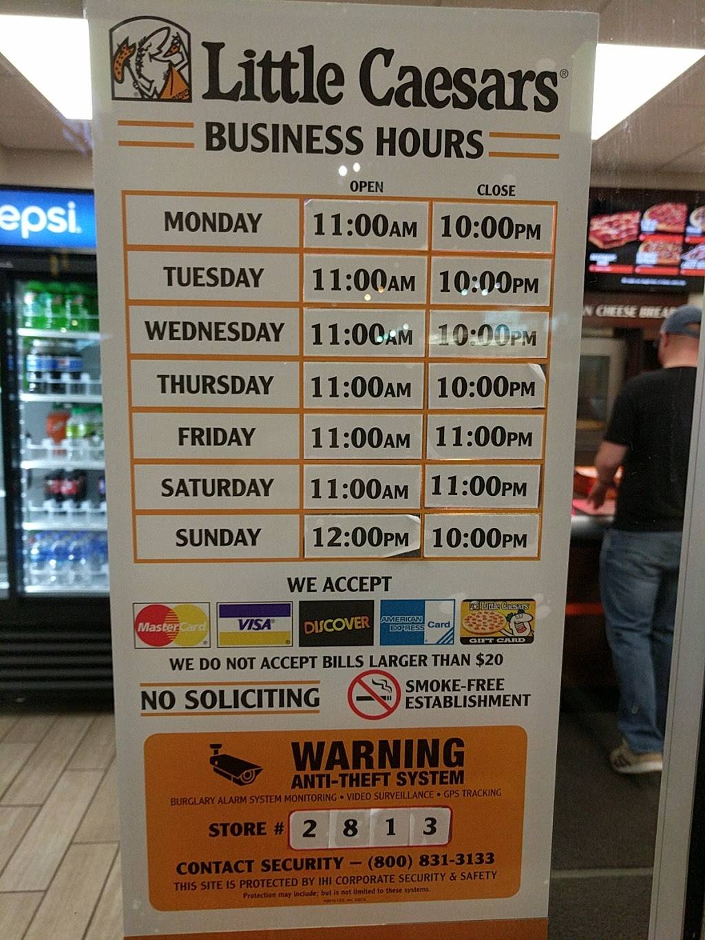 Little Caesars Pizza | meal takeaway | 7044 Kingston Pike, Knoxville, TN 37919, USA | 8653071224 OR +1 865-307-1224