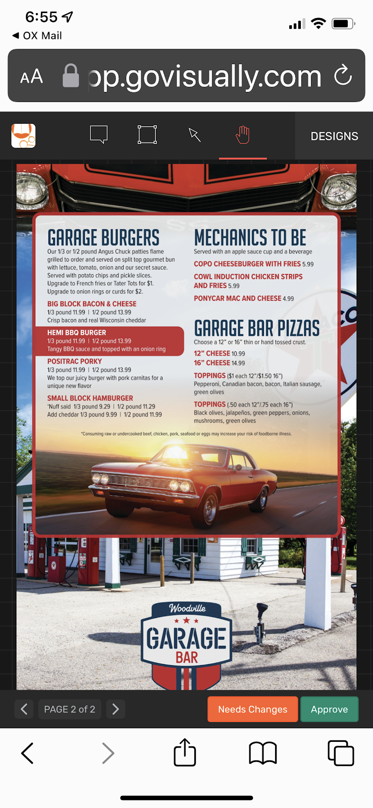 Woodville GarageBar | restaurant | 121 River St, Woodville, WI 54028, USA | 7156982030 OR +1 715-698-2030