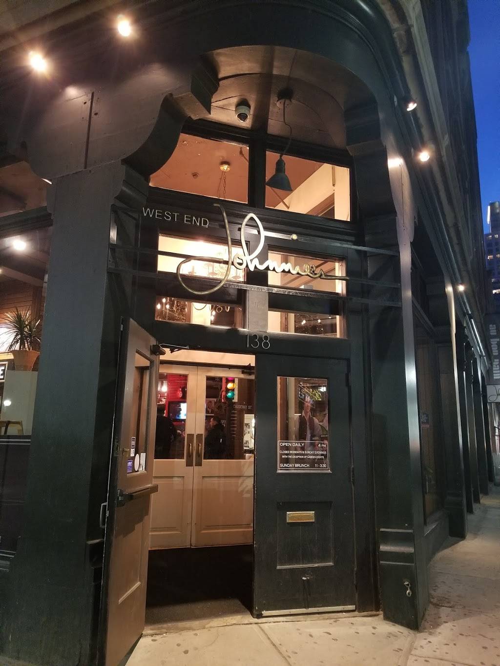 West End Johnnie’s | restaurant | 138 Portland St, Boston, MA 02114, USA | 6172271588 OR +1 617-227-1588