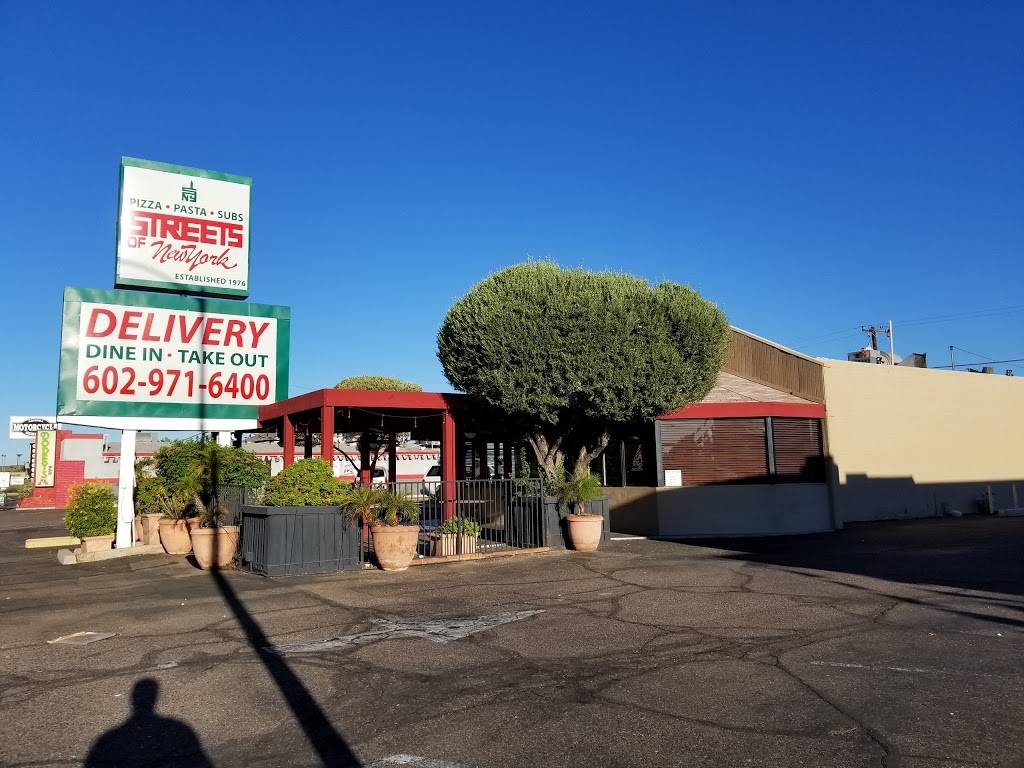 Streets of New York Pizza | meal delivery | 3120 E Cactus Rd, Phoenix, AZ 85032, USA | 6029716400 OR +1 602-971-6400