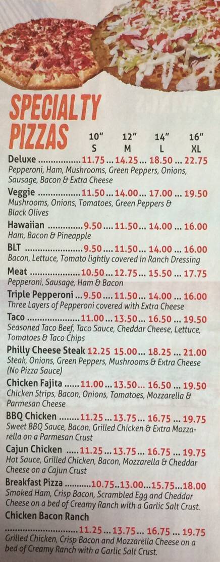 Parma Pizza Time | restaurant | 100 Elizabeth St, Parma, MI 49269, USA | 5175318463 OR +1 517-531-8463