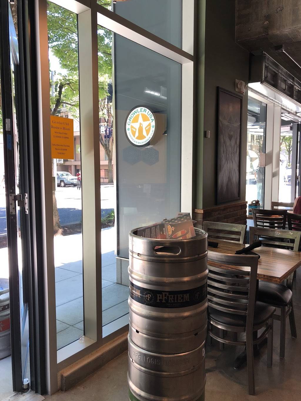 Growler USA - Portland | restaurant | 615 SW Harrison St suite b, Portland, OR 97201, USA | 5037253204 OR +1 503-725-3204
