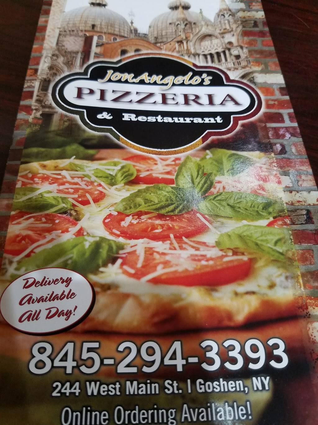JonAngelo’s Pizzeria / Gabbianos Pizzeria & Restaurant | restaurant | 244 W Main St, Goshen, NY 10924, USA | 8452943393 OR +1 845-294-3393