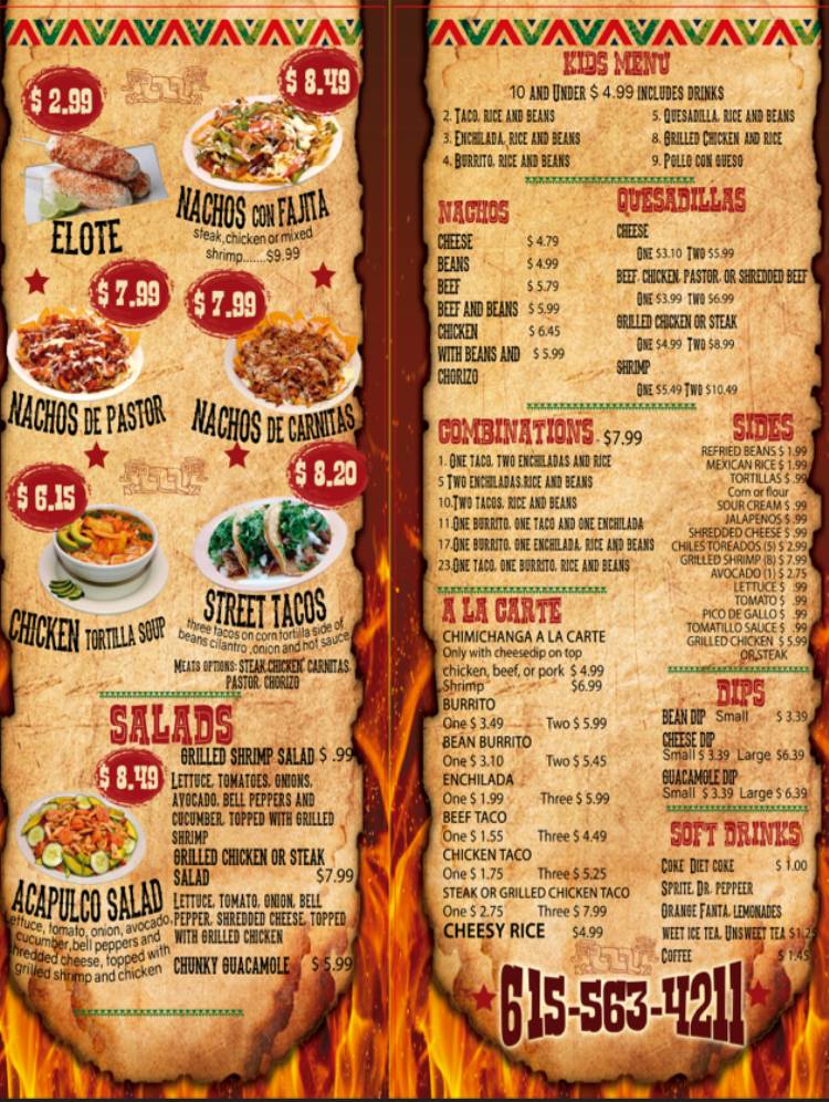 COCINA FRESH | restaurant | A008039K A 05700 000039K, Woodbury, TN 37190, USA | 6155634211 OR +1 615-563-4211