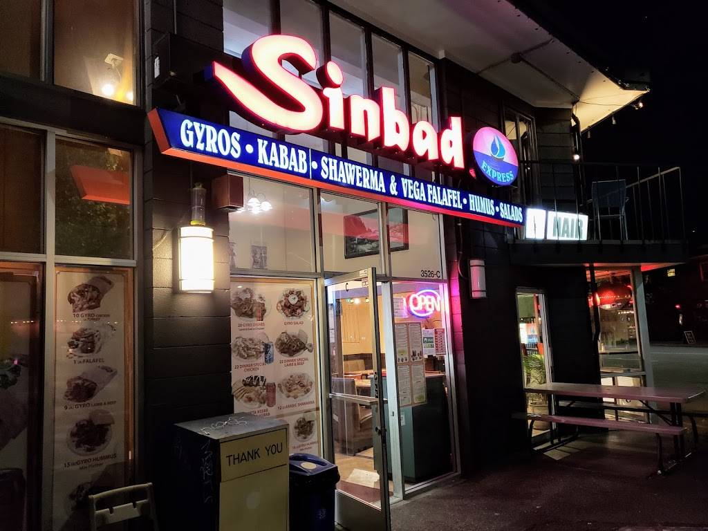 Sinbad Express | restaurant | 3526 Fremont Pl N, Seattle, WA 98103, USA | 2066327426 OR +1 206-632-7426