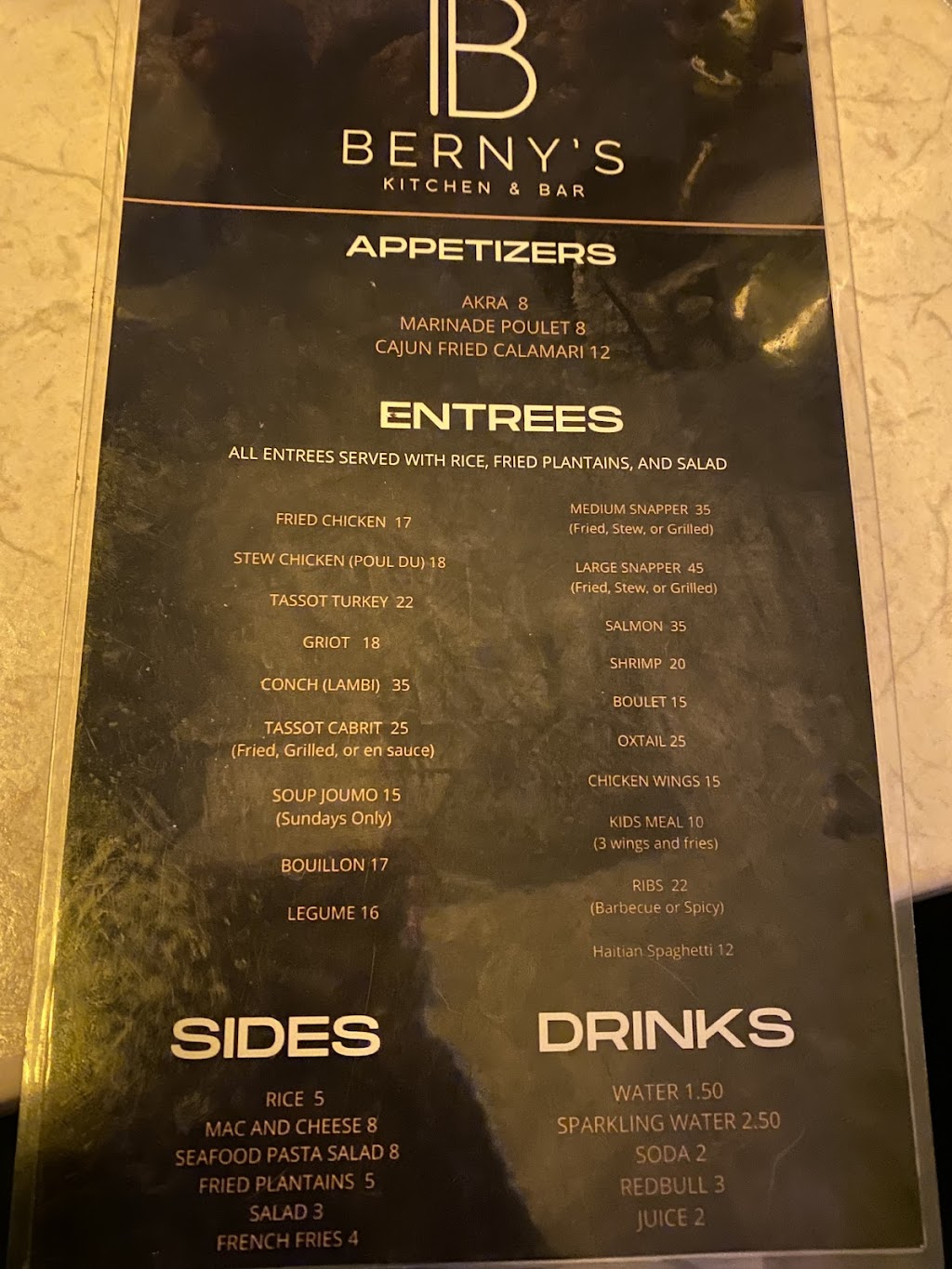 Berny’s Kitchen | restaurant | 4400 W Hallandale Beach Blvd Suite 4, Pembroke Park, FL 33023, USA | 7542321102 OR +1 754-232-1102