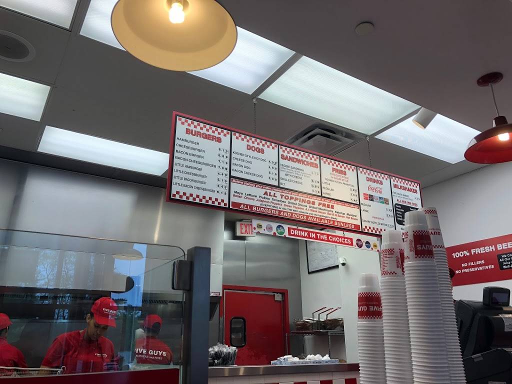 Five Guys | meal takeaway | 1207 Washington St, Hanover, MA 02339, USA | 7818296770 OR +1 781-829-6770
