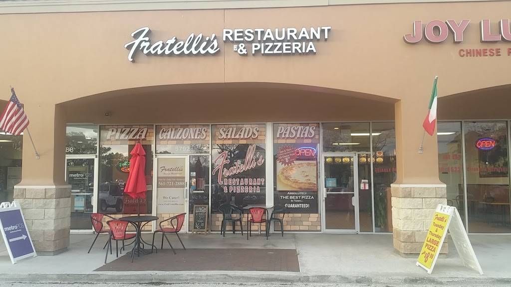 Fratellis pizza lantana / lake worth | meal delivery | 5792 Jog Rd, Lake Worth, FL 33463, USA | 5617212888 OR +1 561-721-2888