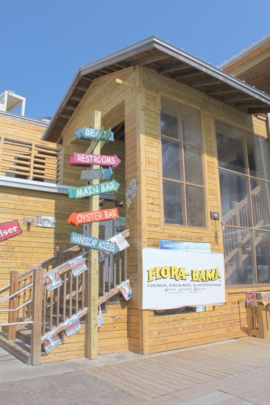 Flora-Bama | restaurant | 17401 Perdido Key Dr, Pensacola, FL 32507, USA | 8504920611 OR +1 850-492-0611