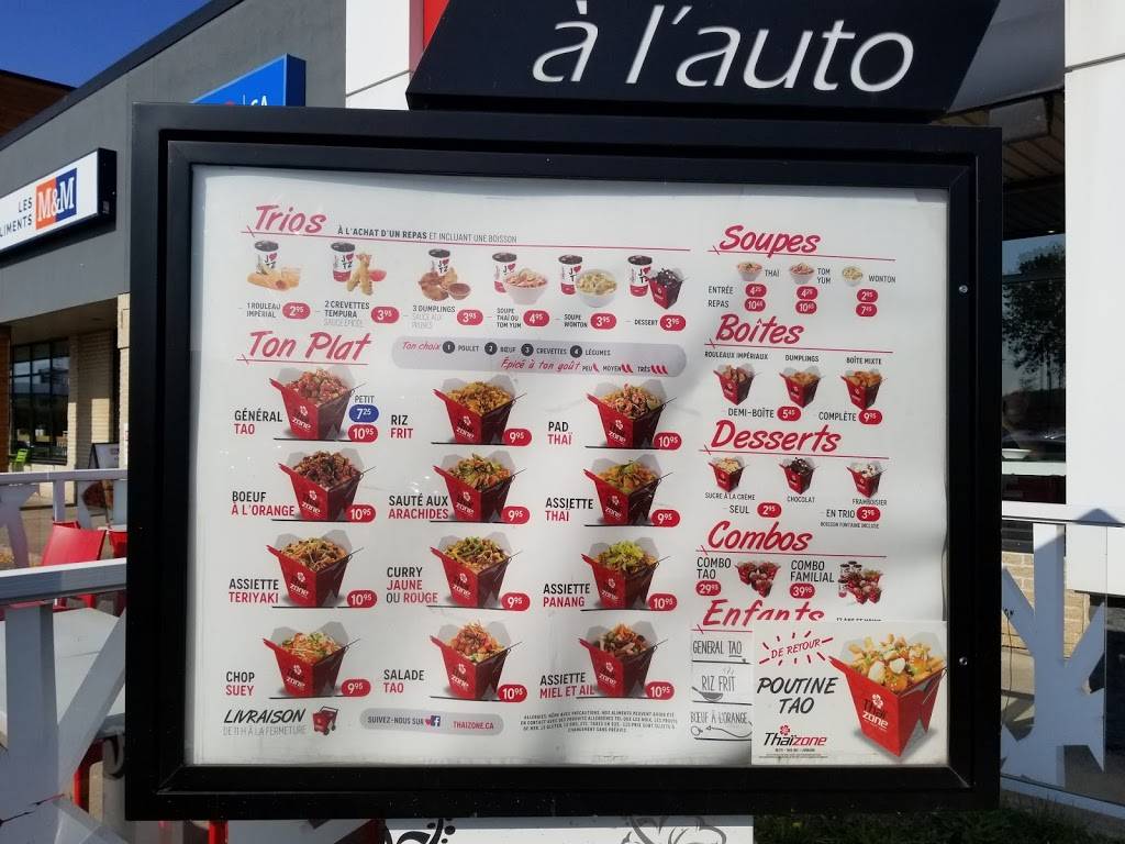 Thaïzone | restaurant | 469 Avenue Taniata, Saint-Romuald, QC G6W 5M6, Canada | 4188399444 OR +1 418-839-9444