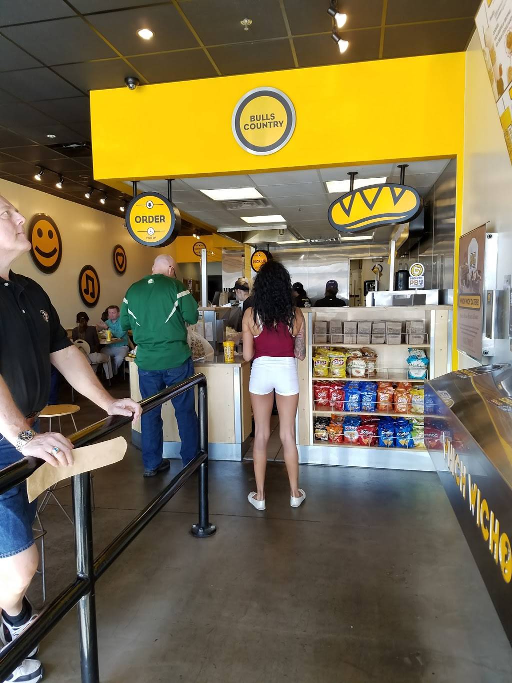 Which Wich | meal takeaway | 5004 E Fowler Ave A, Tampa, FL 33617, USA | 8139859424 OR +1 813-985-9424