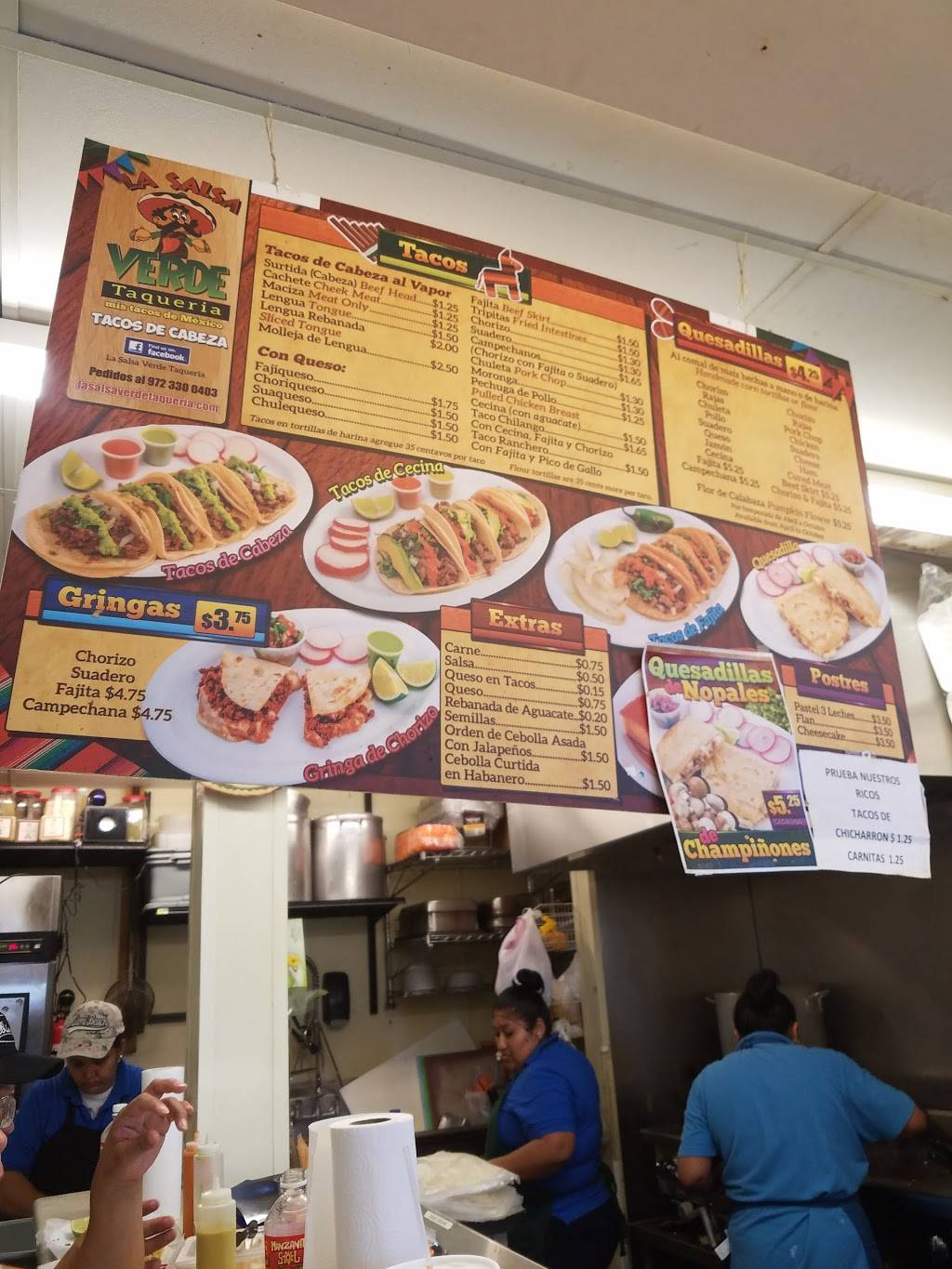 La Salsa Verde Taqueria | restaurant | 14225 S Coit Rd, Dallas, TX 75220, USA | 9723300403 OR +1 972-330-0403