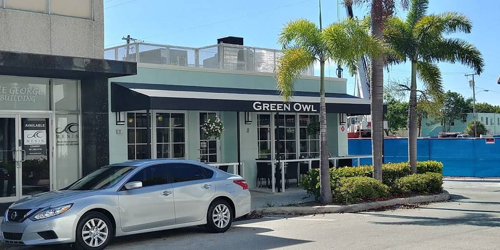 Green Owl Restaurant | restaurant | 11 SE 4th Ave, Delray Beach, FL 33483, USA | 5612707894 OR +1 561-270-7894