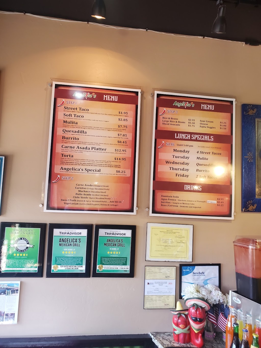 Angelicas Mexican Grill | restaurant | 101 E E St George Blvd, St. George, UT 84770, USA | 4356284399 OR +1 435-628-4399