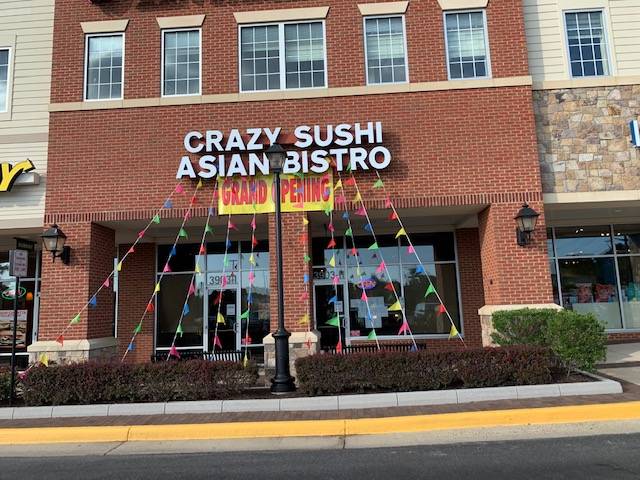 Crazy Sushi Asian Bistro | restaurant | 3903 Fair Ridge Dr Unit I, Fairfax, VA 22033, USA | 5714077052 OR +1 571-407-7052
