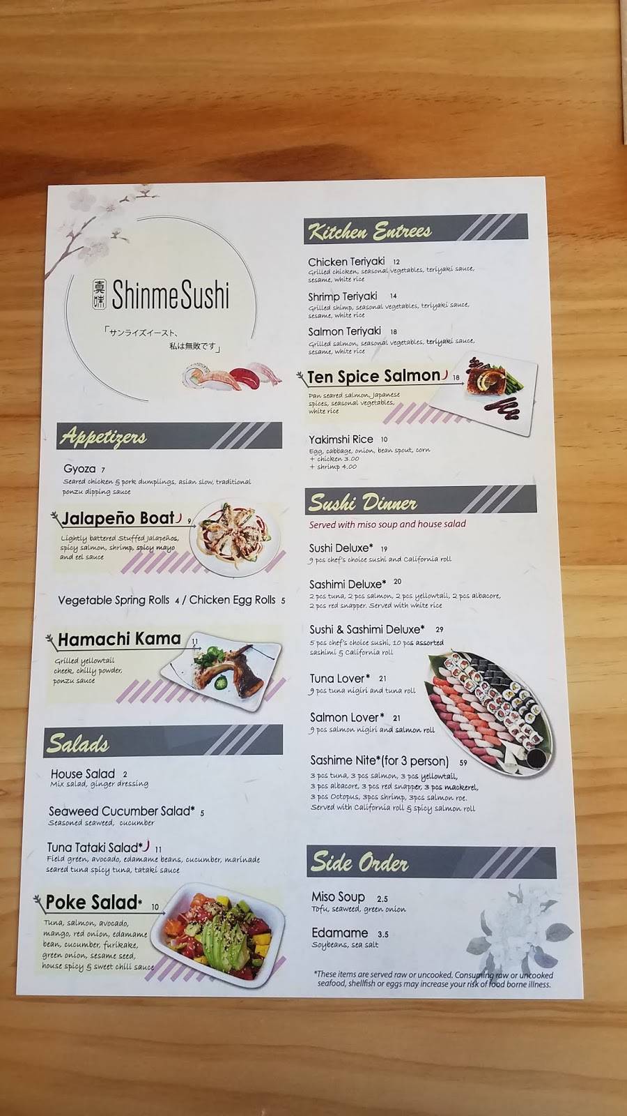 Shinme sushi | restaurant | 3020 S Gilbert Rd suite 5, Chandler, AZ 85286, USA | 4806878023 OR +1 480-687-8023