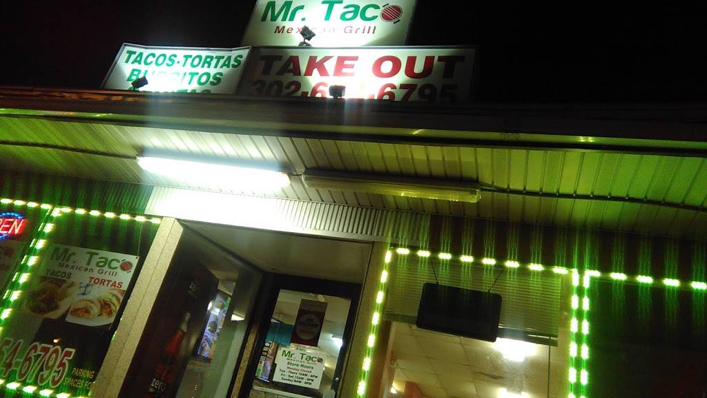 Mr. Taco Mexican Grill | restaurant | 101 E Hazeldell Ave, New Castle, DE 19720, USA | 3026546795 OR +1 302-654-6795