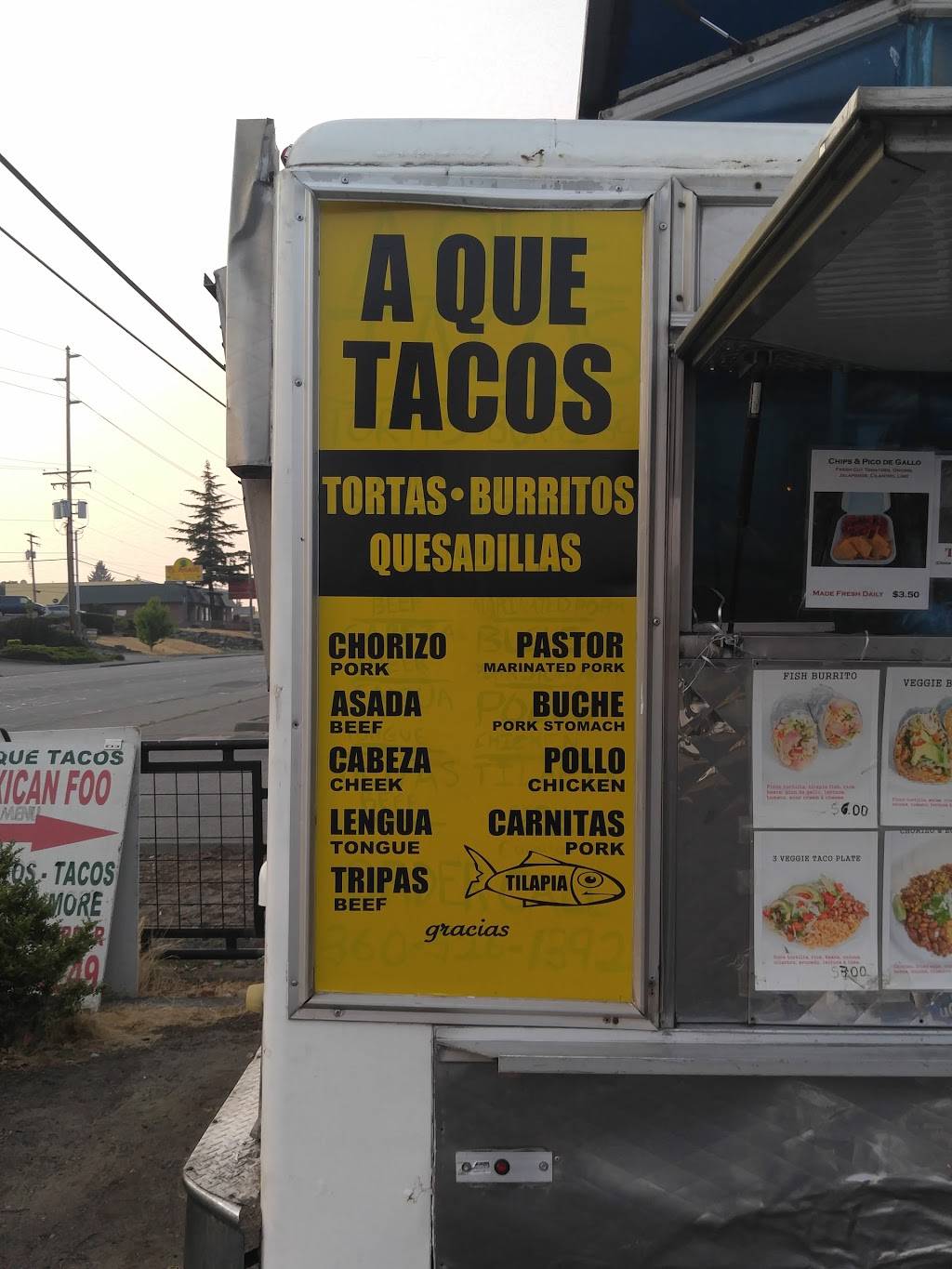 A Que Tacos | restaurant | 1501 E Badger Rd, Lynden, WA 98264, United States | 3605102471 OR +1 360-510-2471