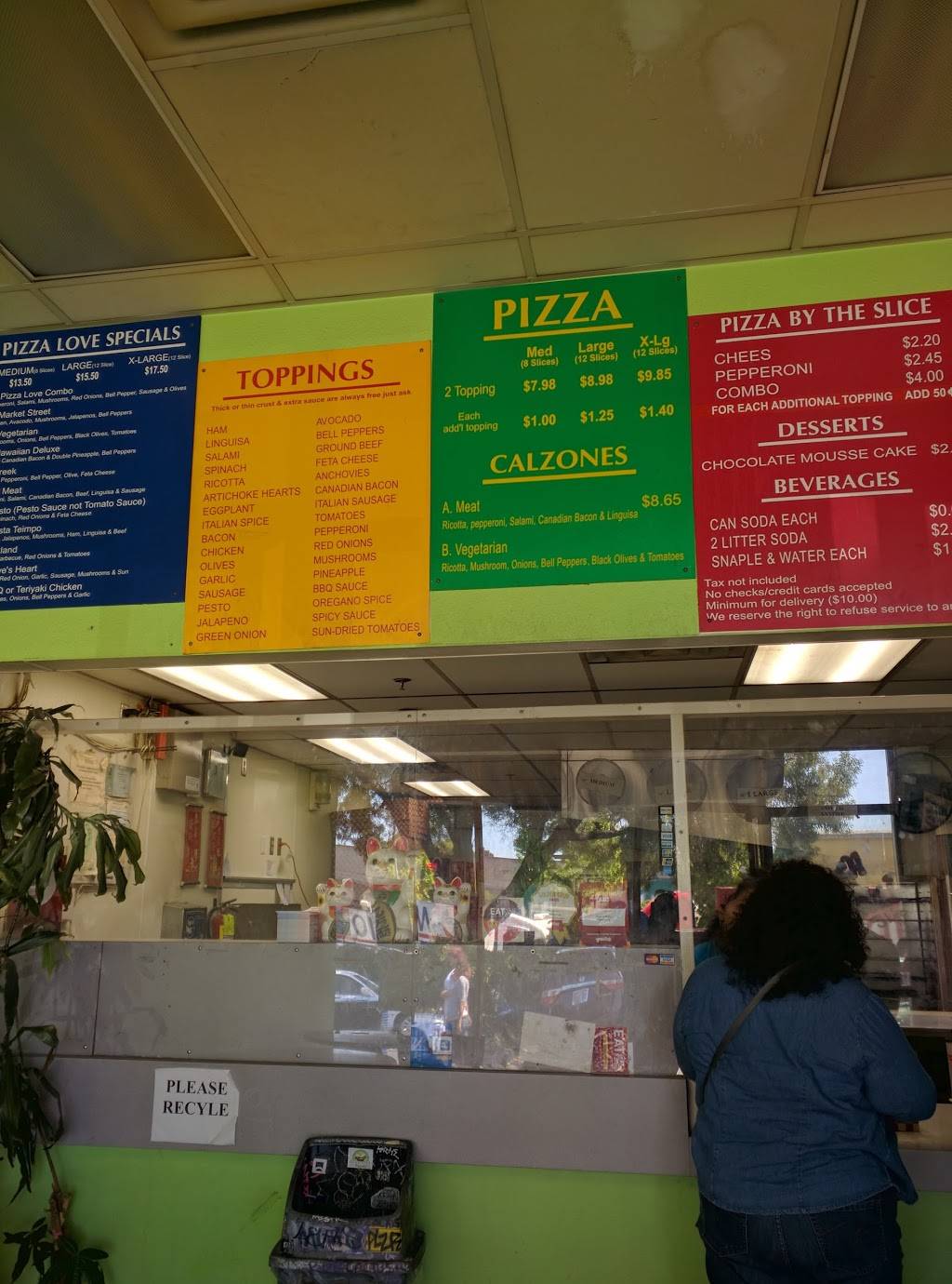 Pizza Love | restaurant | 900 Market St, Oakland, CA 94607, USA | 5107635600 OR +1 510-763-5600