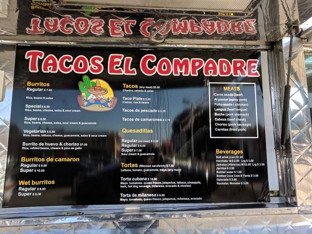 Tacos El Compadre | restaurant | 4343 Peralta Blvd, Fremont, CA 94536, USA | 5105655607 OR +1 510-565-5607