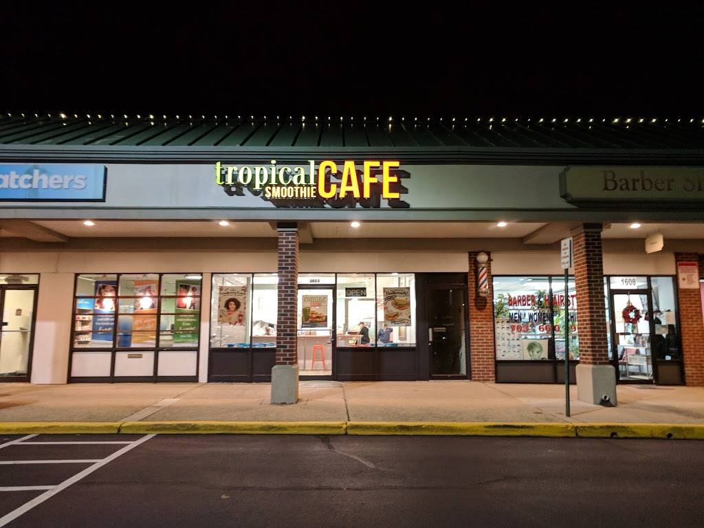 Tropical Smoothie Cafe | cafe | 1610 Belle View Blvd, Alexandria, VA 22307, USA | 7033479964 OR +1 703-347-9964