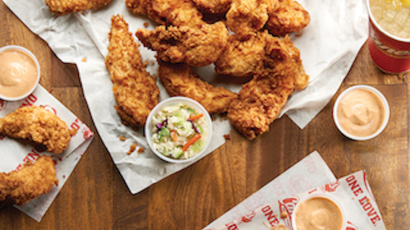Raising Canes Chicken Fingers | restaurant | 1127 N Dobson Rd, Mesa, AZ 85201, USA | 4809339443 OR +1 480-933-9443