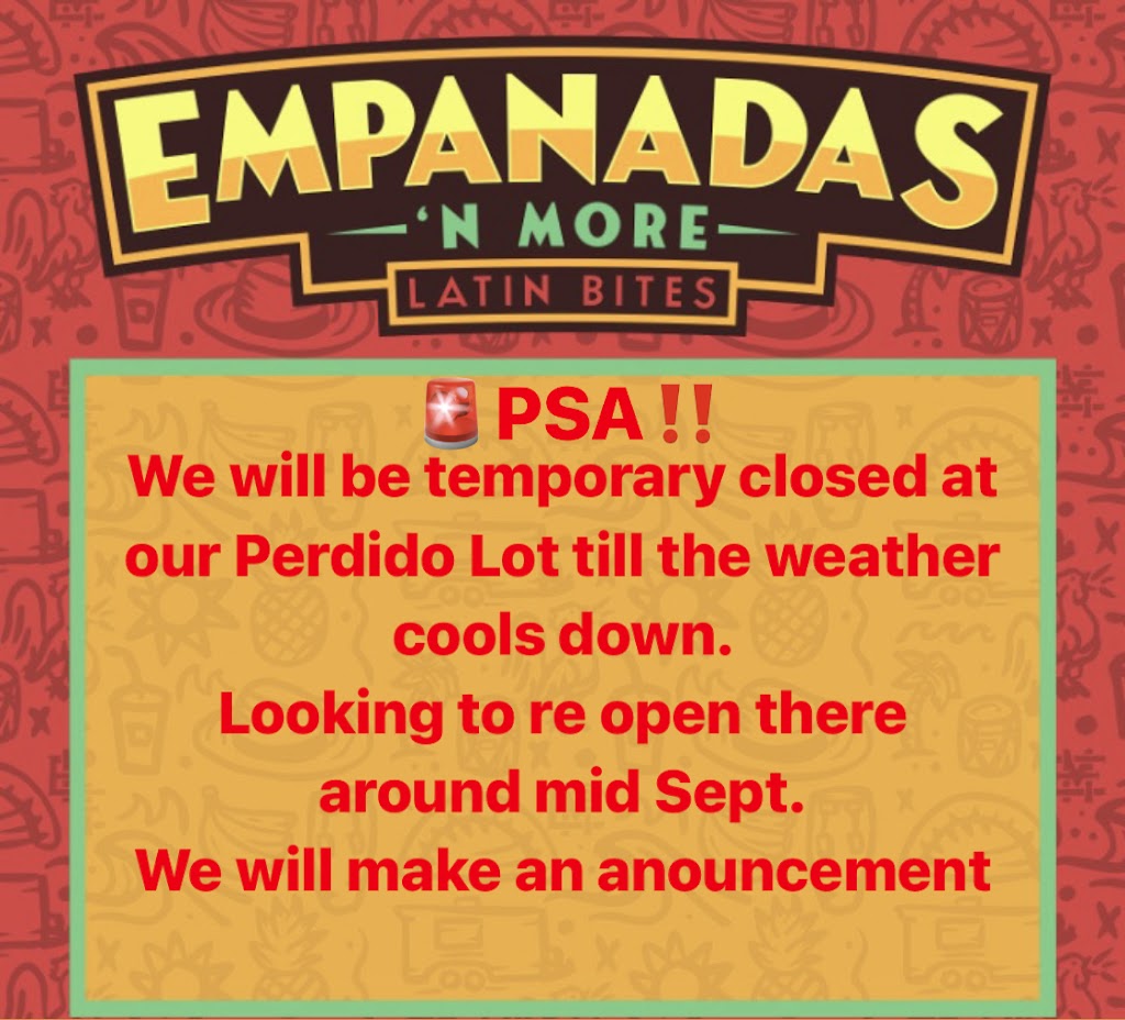 Empanadas N More Latin Bites | restaurant | 12350 Gulf Beach Hwy, Pensacola, FL 32507, USA | 2516094111 OR +1 251-609-4111
