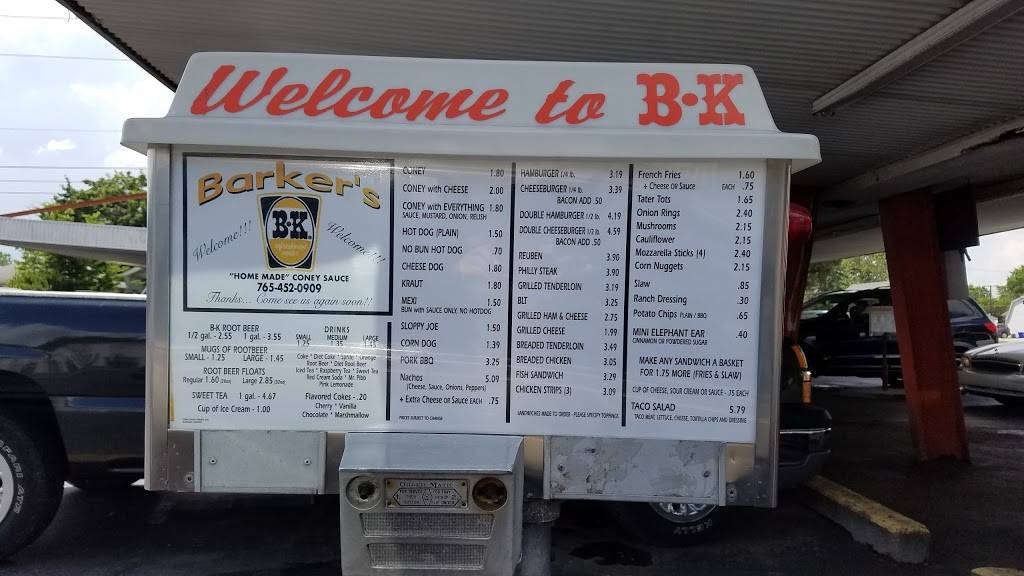 Barkers B & K | restaurant | 1100 E Markland Ave, Kokomo, IN 46901, USA | 7654520909 OR +1 765-452-0909