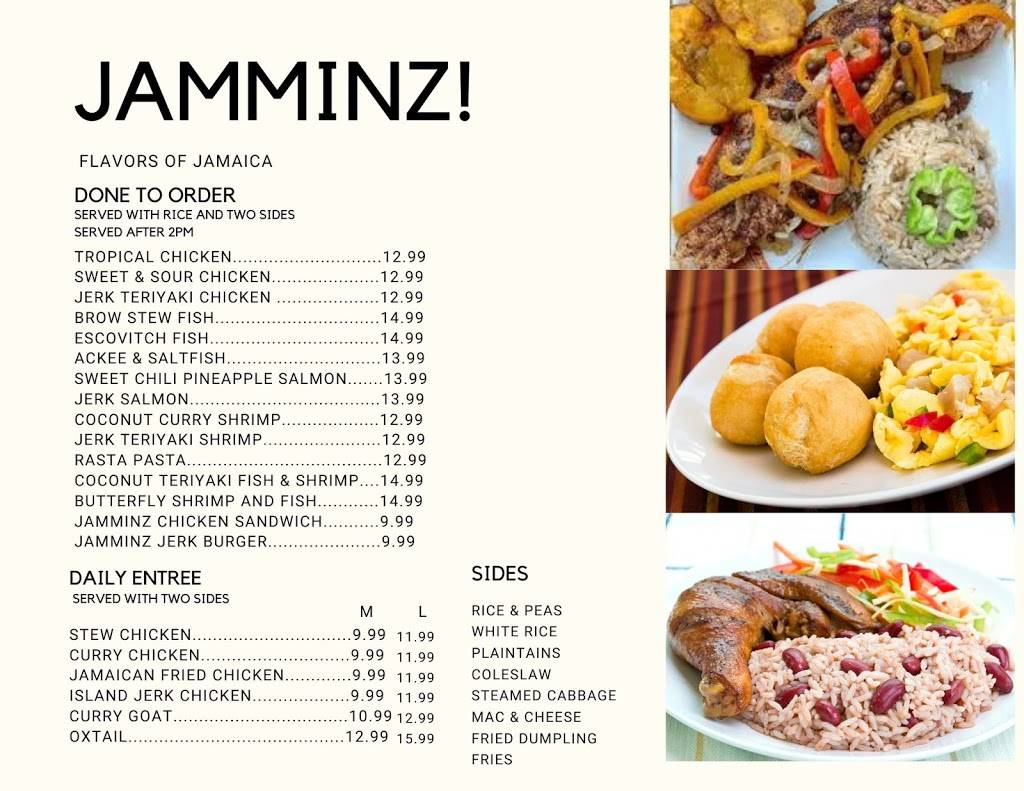 Jamminz | restaurant | 1024 Centerbrooke Ln D, Suffolk, VA 23434, USA | 7579355620 OR +1 757-935-5620